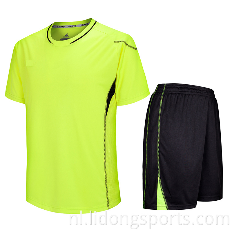 2021 Voetbalteam Uniform Jersey voetbalmodel Custom Soccer Jersey Set